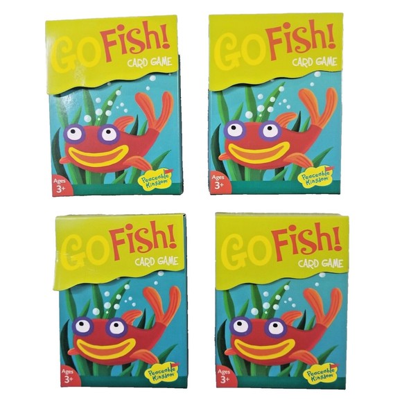 Peaceable Kingdom Press Go Fish! Card Game - 4 Pack - Picture 1 of 4